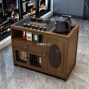 移动茶桌茶台家用小茶台茶水柜小茶几阳台具套装自动烧水壶一体