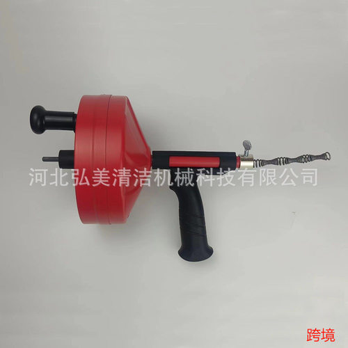 金属壳管道疏通25FT35FT50FT器弹簧疏通器可连接电钻使用管道疏
