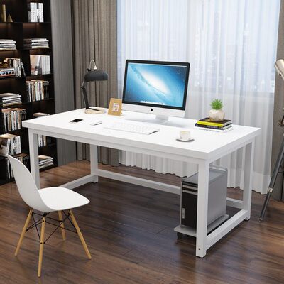 单人书桌可定制长2米1.5/1.6/1.7宽45/55/65cm加固简易夹缝靠墙卓