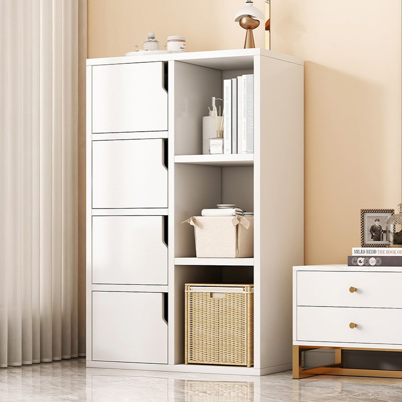 飘窗柜现代简约窗台阳台收纳储物柜书房卧室靠墙落地多层简易书柜