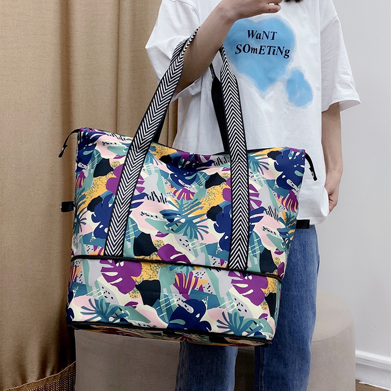 〖小量批发〗干湿分离旅行箱伸缩短途手提男士行李包健身便携透气