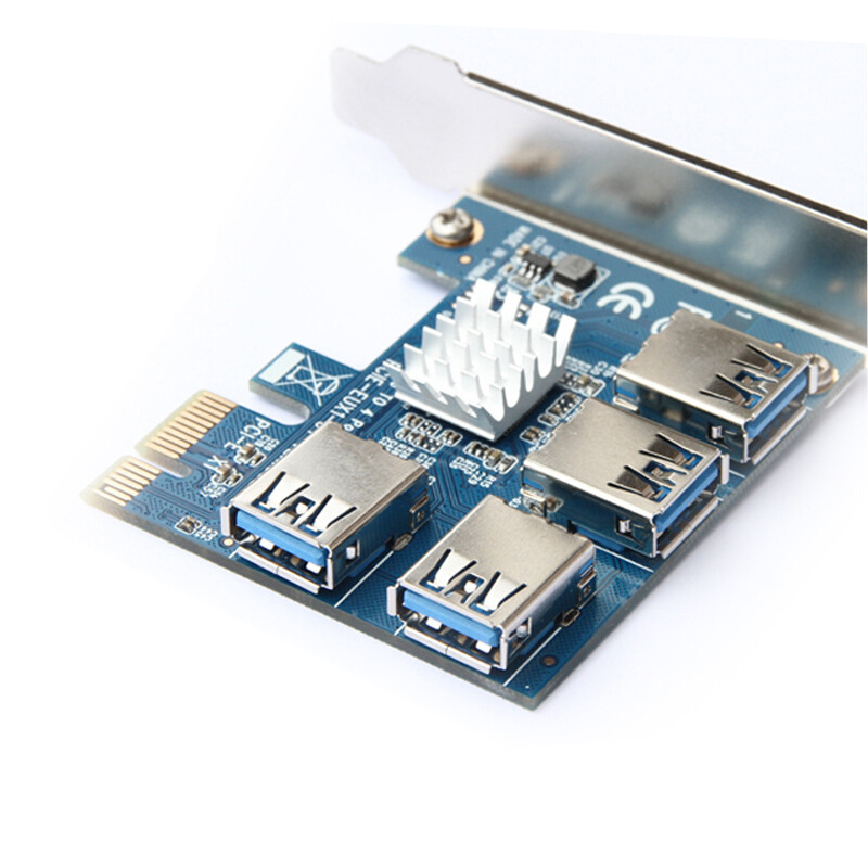 PCIE转4口PCIE显卡扩展卡1转4转接卡pcie转找卡1拖4 pcie转PCIe