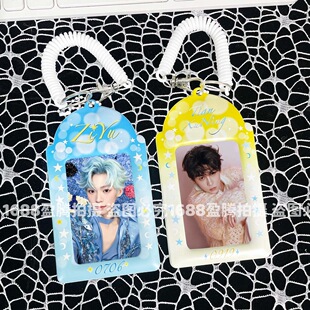 新款雷朋属性系列PVC卡套校园卡追星爱豆3寸小卡饭卡收纳展示挂件