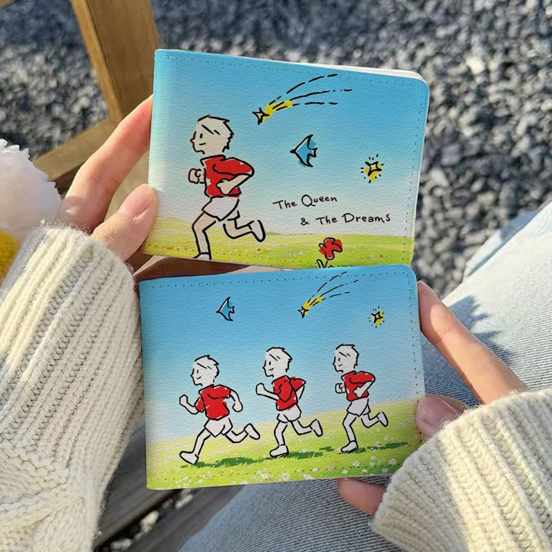 李宇春素人卡通驾驶证保护套二合一行驶证机动车驾照本证件皮套