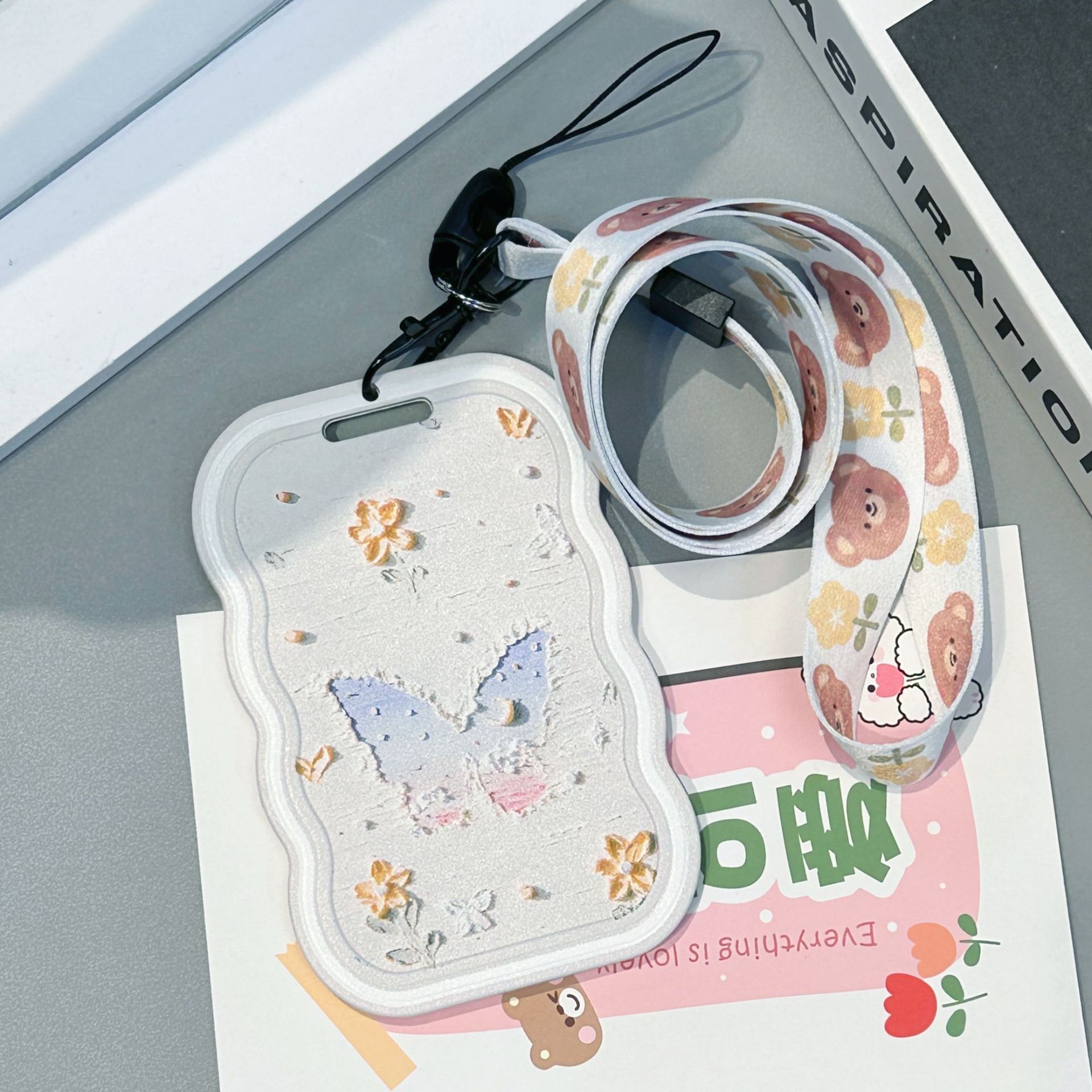 高级创意小众透明软卡套校园卡学