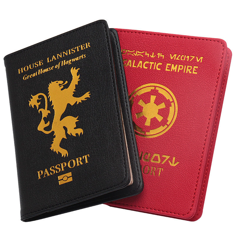 新款基多拉护照夹哥斯拉漫威护照本机票夹皮革护照包套保护外壳带