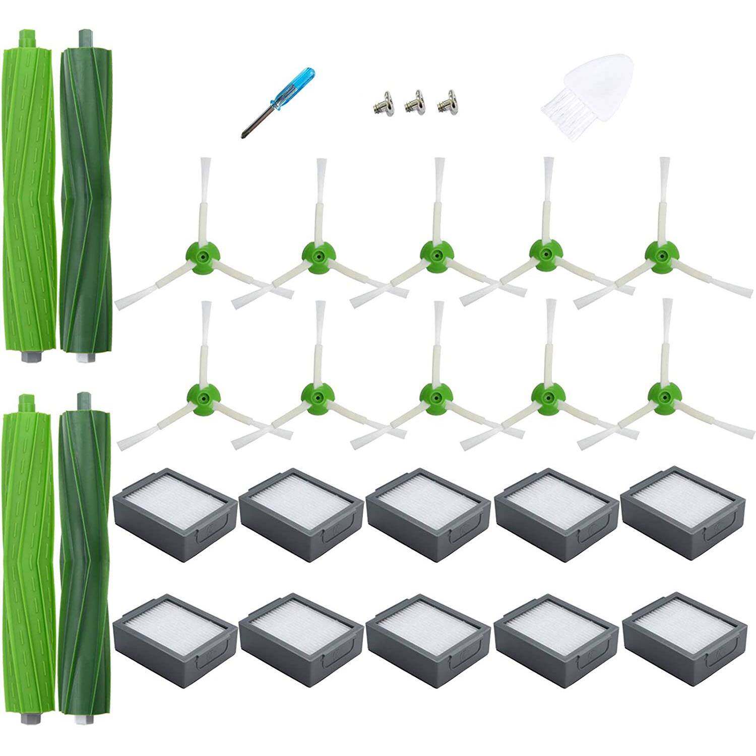 适用于iroboti7i7+E5E6系列主刷滤网边刷29件套扫地机配件
