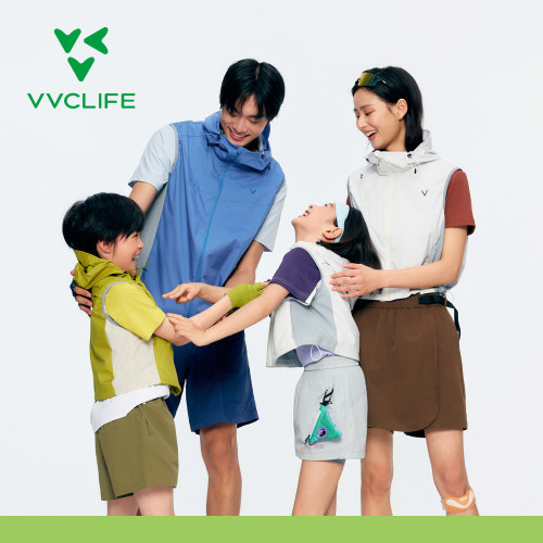 VVCLIFE亲子工装撞色马甲
