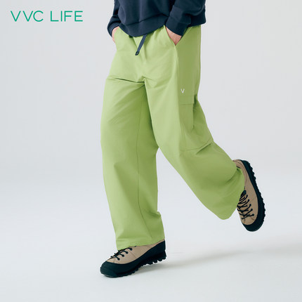 VVClife垂迹机能阔腿裤男女同款2025年新款宽松百搭休闲工装长裤
