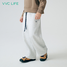 VVClife闲步亲子休闲卫裤男女2025年秋冬新款户外通勤百搭直筒裤