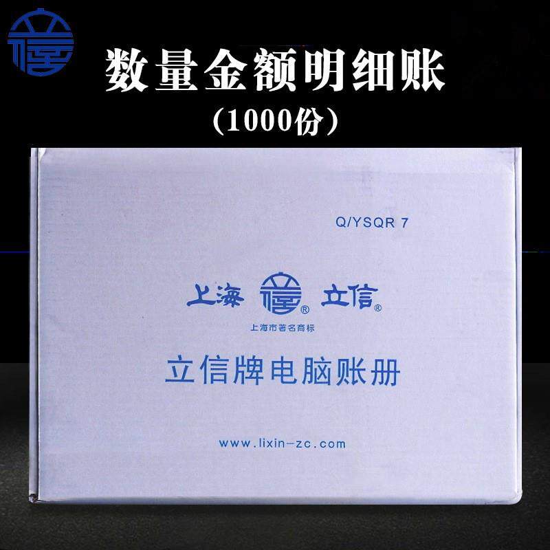 立信TR221数量金额明细账电脑套打帐本TR232针式针打多栏式明细账