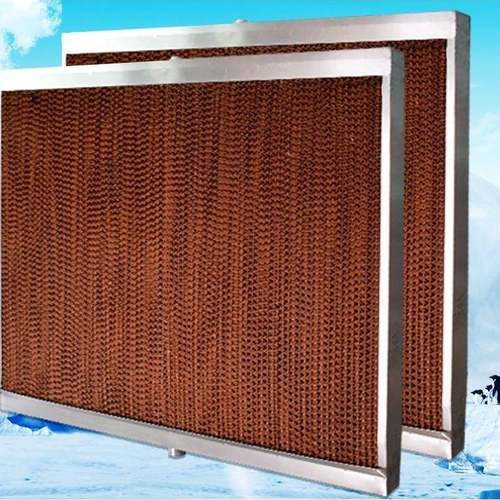 养殖设备降温水帘镀锌板铝合金玻璃钢包边水帘猪场用降温湿帘