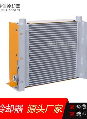 睿佳风冷却器AH1417t-ca100射出机回油冷却铝制液压12V风冷散热器