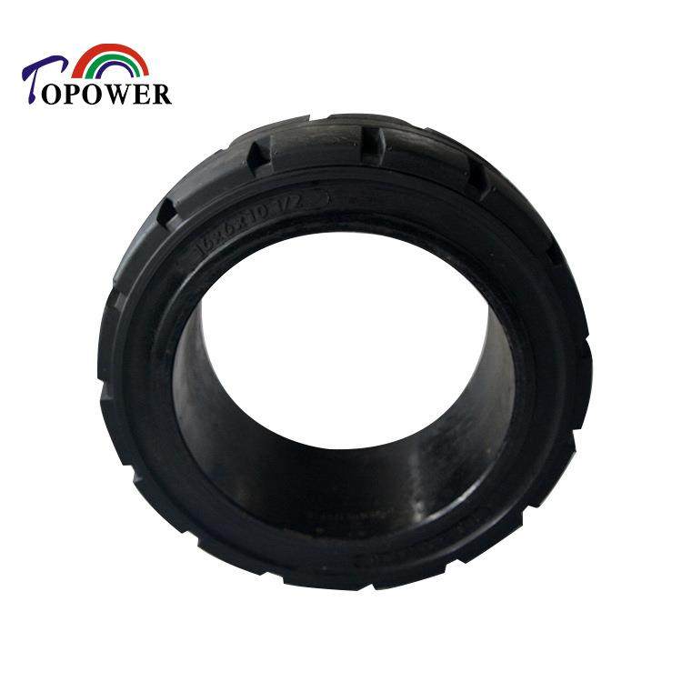 托普实心胎/适用于铣刨机拖车机械压配式实心胎16X6X101/2