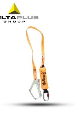 代尔塔504209户外高空作业安全带减震缓冲绳单大钩缓冲减震绳