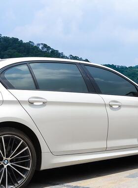 适用于宝马新5系18-21款530liG38车身黑亮条装饰配件改装车窗饰条