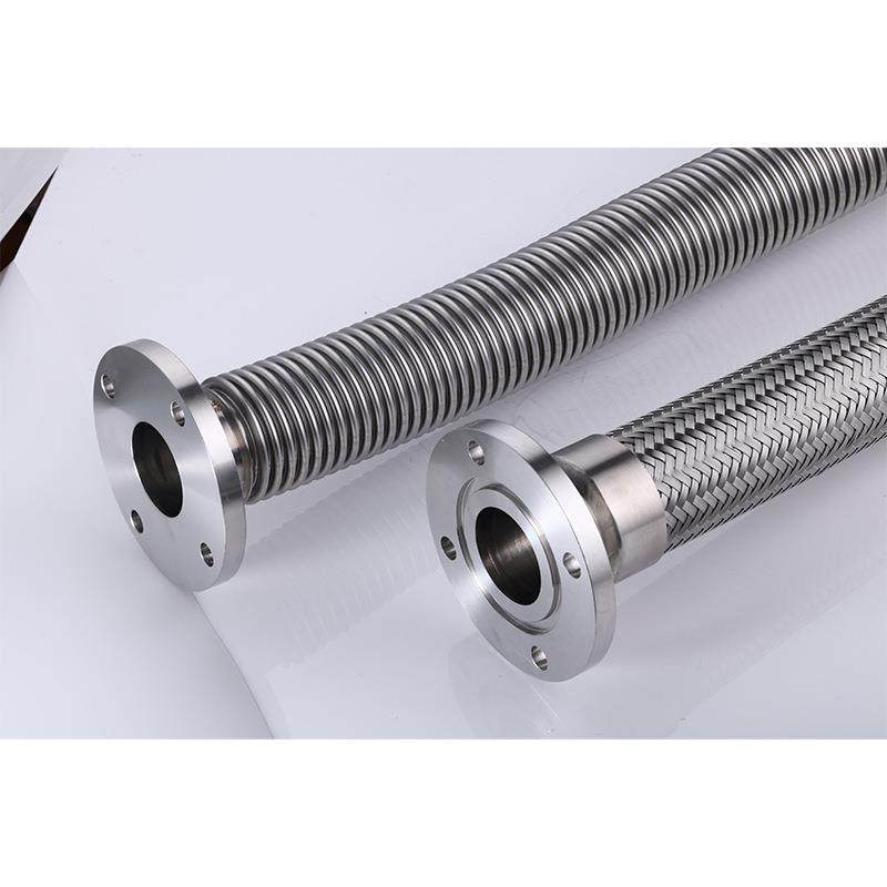 供应JIS真空法兰软管304/316L不锈钢真空软管通径20-50波纹管