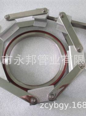 NW100链式卡箍铝制KF100真空标准卡箍日标真空管路连接件