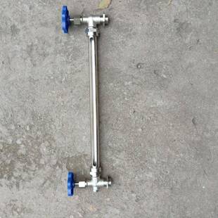 不锈钢考克不锈钢液位计考克水位计玻璃管水箱液面计46分