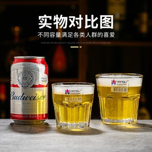 整件杯啤酒杯杯子八角杯耐热烈酒杯威士忌杯加厚酒吧KTV