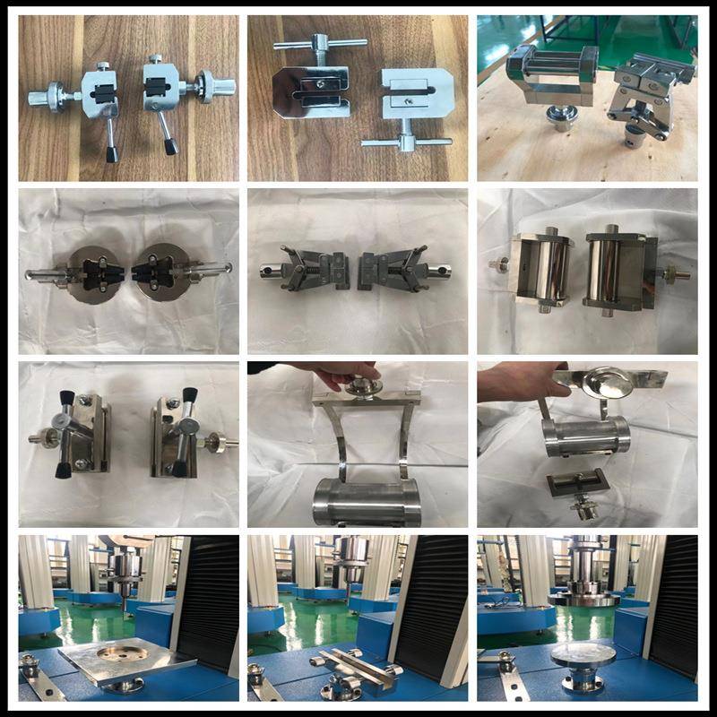 供应橡胶塑料无纺布防水卷材拉伸弯曲压缩剥离剪切试验夹具