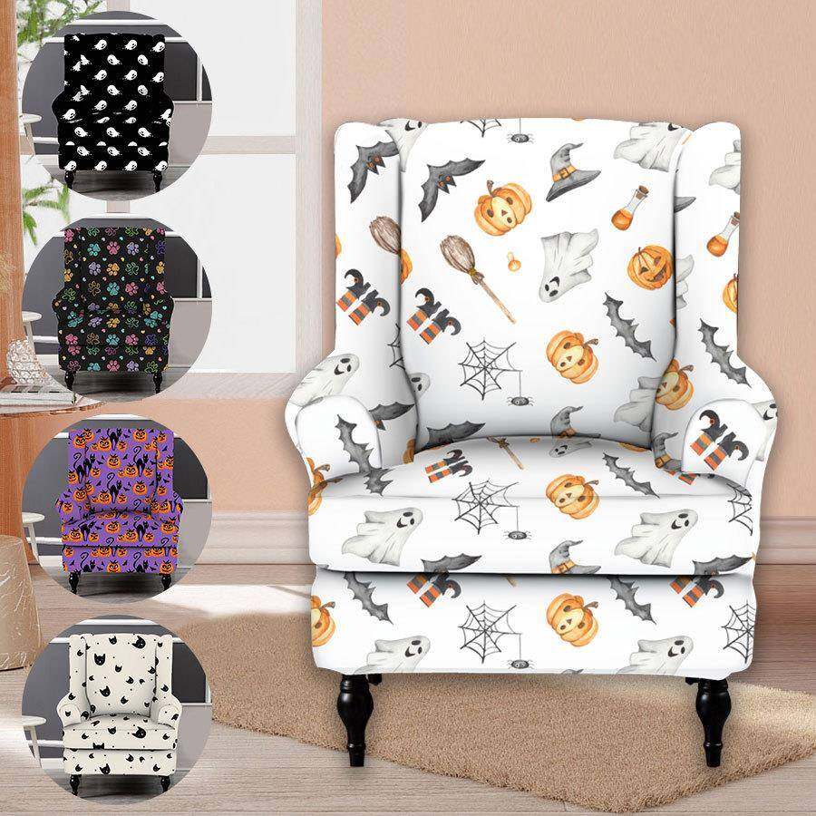 1pc万圣款氨纶柔软贴合老虎凳椅子套可水洗家具保护套带弹性底部,鲜花速递/花卉仿真/绿植园艺,割草机/草坪机,淘宝优惠券,粉丝福利购,淘宝优惠卷