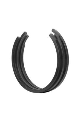 简约轻奢黑色金属圆环摆件创意极简几何摆件装饰客厅样板间陈列摆