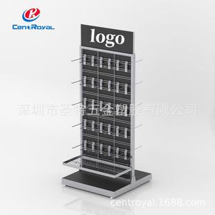 工厂订做金属落地槽板架商超玩具文具展示架工具精品店展示架