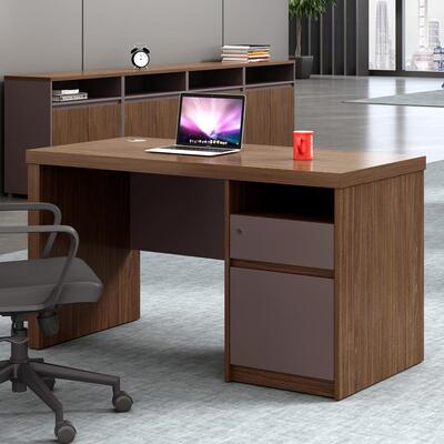 单人办公桌电脑桌职员桌经理财务桌板式办公家具AD-12118/14118