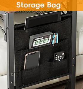 沙发公边桌可折叠布带袋床边边桌铝合金可移动学78076习办桌折叠