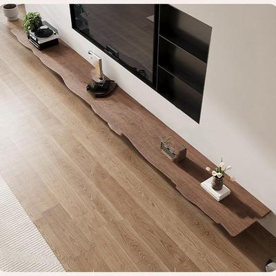 跨境悬浮木一字隔板实木电视壁柜民宿原挂客式WFM厅悬空墙上挂置