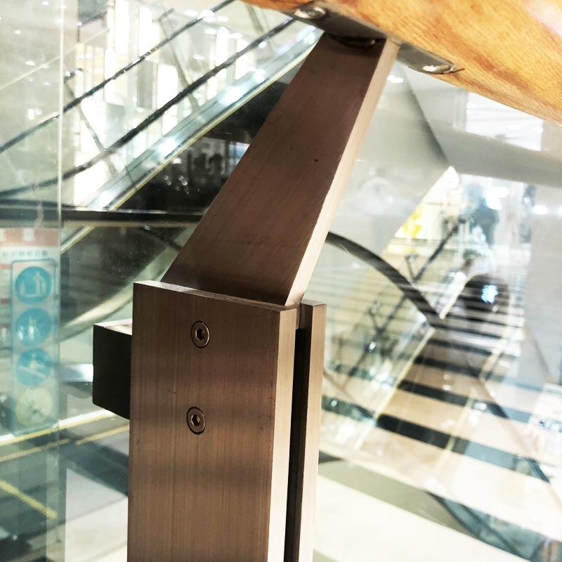 04201不锈钢3护立柱玻璃栏杆阳QNY室外台家用扶手地铁工程商场家