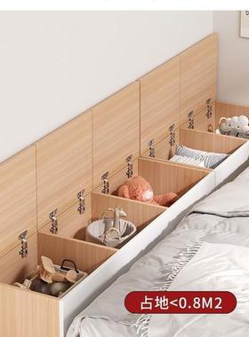 床边小柜隙子室卧上翻盖储物柜缝56662柜间隔断柜飘窗柜可夹坐收