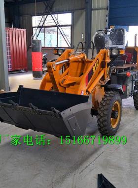 地功轮能式铲车农用多抓草机工程工四驱小73528型柴油轮式推土机