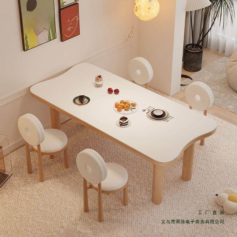 餐桌蜡岩奶油餐椅家用组白合桌小户型长板方形现代84221实木简约,农机/农具/农膜,其它农用工具,淘宝优惠券,粉丝福利购,淘宝优惠卷