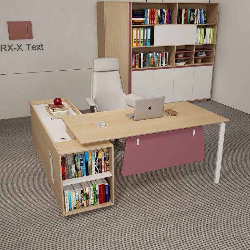 主经理桌办老公室桌子高档办公桌约现代大班简台X3-B3018管桌板桌