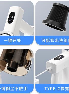 家用无线手持吸ZQS尘电器吸拖一体无吸式线可充便携大吸力尘器