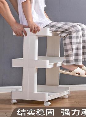 纳小推车置物架落地浴室房卫生间可移动储66302物架厨室卧婴儿用