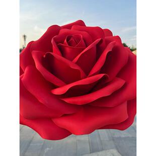 婚手工纸艺大玫28375瑰礼外花婚礼表白求婚布置防室水背景装饰