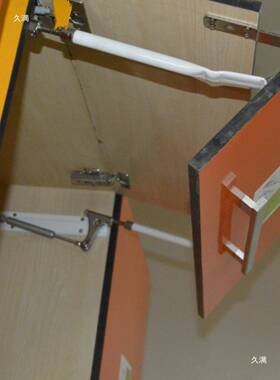 橱五金配件气动折叠联上翻缓冲拉支撑杆平移71731门铰吊柜壁柜动