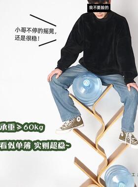 树形意书架小置物架落地靠墙厅简易儿童创窄书柜客家用收94860纳