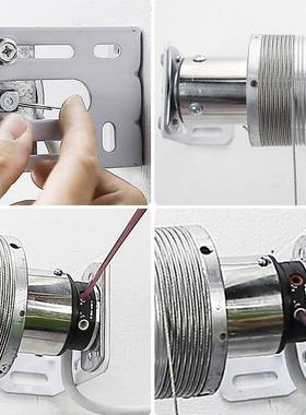 电动会标幅升降机旗遥控升降窗帘455050幅s店升降吊遥控横广条告