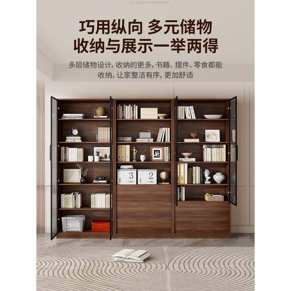 实木示书储物柜一体家用客厅靠置墙展柜物架70628带柜玻璃门整墙,农机/农具/农膜,其它农用工具,淘宝优惠券,粉丝福利购,淘宝优惠卷
