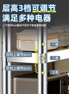 不锈钢厨房18564阳台储物夹缝置物架架落小地多层冰箱缝隙1架子5/