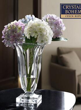 克原装口BHEM捷IA水晶玻璃进简约7455215欧式高脚水果O盘果盆客厅