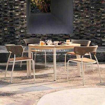 庭院阳台户桌椅外29908别外墅花园民防宿休闲餐椅室水防晒藤编家