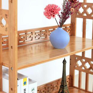 移动书架轮学生书柜实木带置物49372架地童活动收纳儿竹落架子小