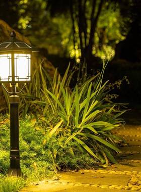 太能庭院草坪灯户灯外防水地接50548电两用款阳别墅花园新中草式