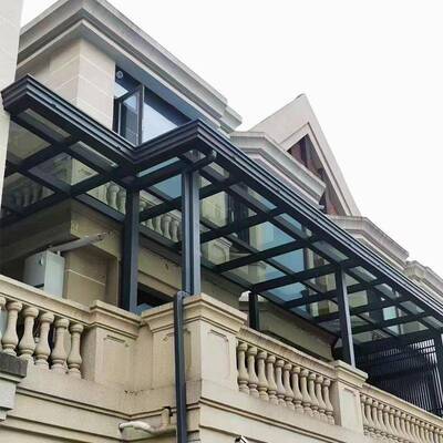 别墅室外露台铝阳合金阳光房家庭院铝艺台组用一体84515玻装璃房