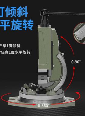 车床可倾斜17089精斜密角度平口钳机铣床用固式度角虎钳台钳5寸6